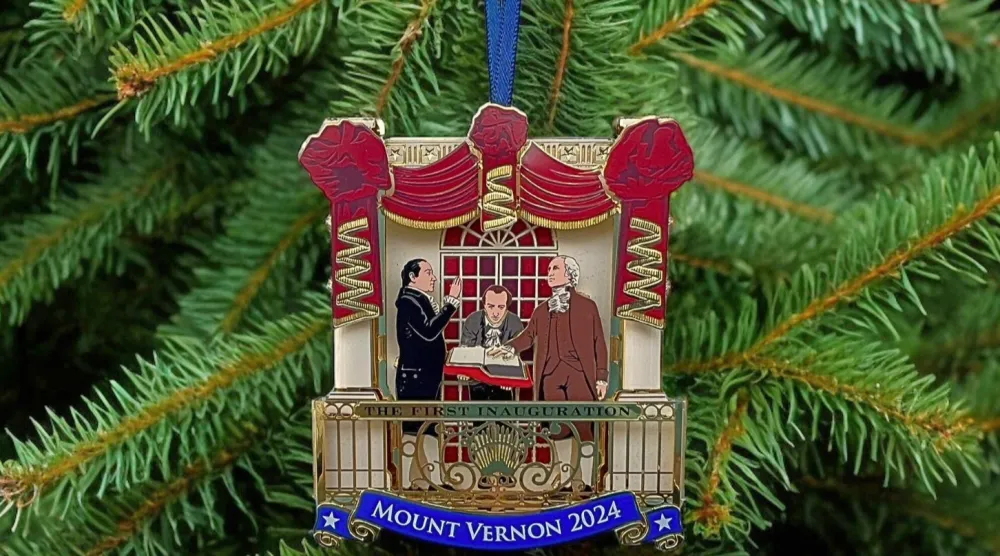 DESIGN MASTER ASSOCIATES 2024 Mount Vernon Annual Ornament