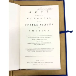 The Shops at Mount Vernon Acts of Congress 1789 – Special Collector’s Edition