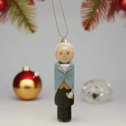 RACHAEL A. PEDEN Alexander Hamilton Wooden Ornament
