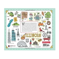 HARPER COLLINS PUBLISHERS America State by State: Fifty Removable Placemats to Color
