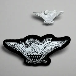 PINSOURCE American Eagle Patch and Lapel Pin