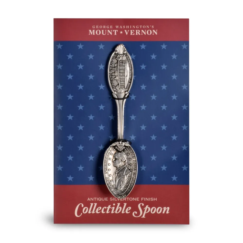 DESIGN MASTER ASSOCIATES Antique Collectible Spoon - George Washington - Mount Vernon
