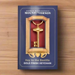 DESIGN MASTER ASSOCIATES Bastille Key - Gold Tone Key Chain