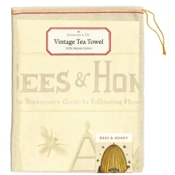 Cavallini Papers & Co. Inc Bees & Honey Tea Towel