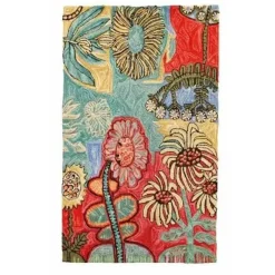 Michaelian Home Bloomer Mum Rug - By