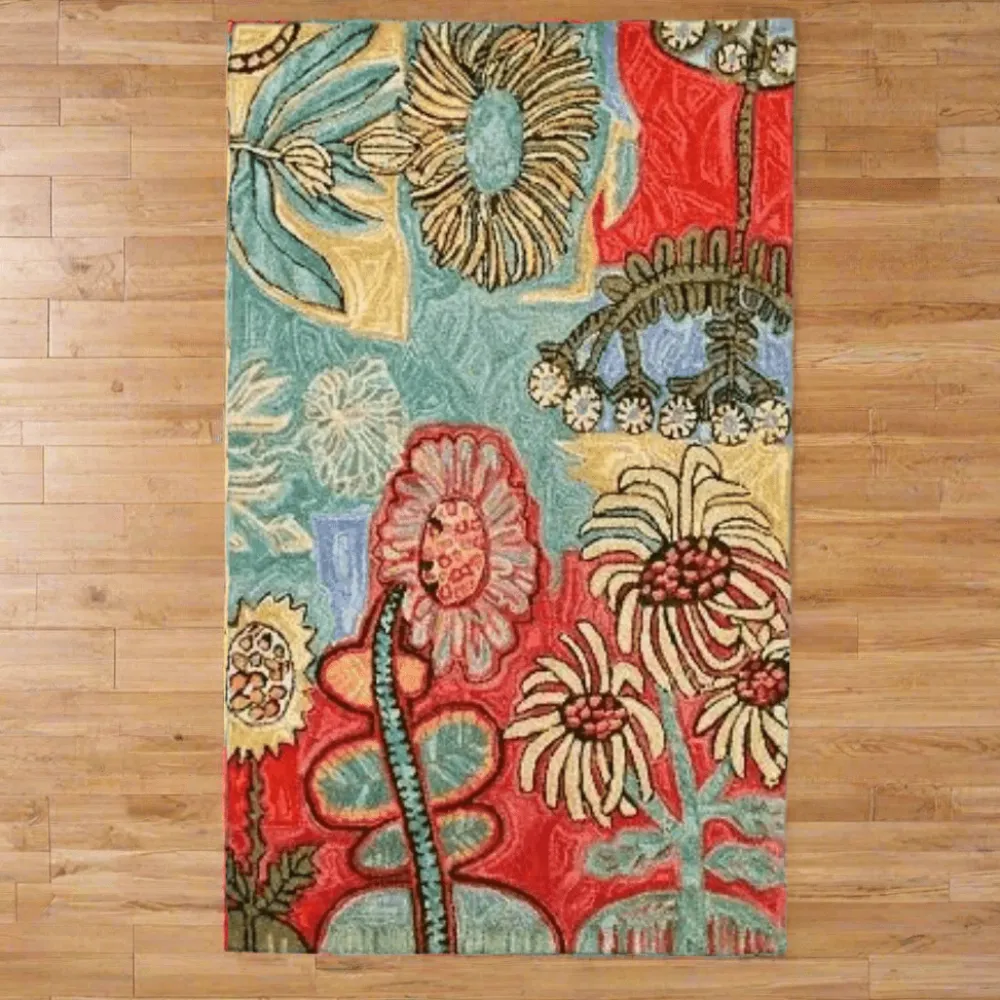 Michaelian Home Bloomer Mum Rug - By