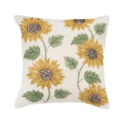 C & F ENTERPRISE Blooming Sunflower Pillow