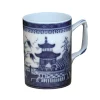 MOTTAHEDEH & COMPANY, INC Blue Canton 4 ¼" Mug by Mottahedeh