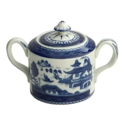 MOTTAHEDEH & COMPANY, INC Blue Canton Covered Sugar Bowl