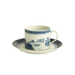 MOTTAHEDEH & COMPANY, INC Blue Canton Cups & Saucers