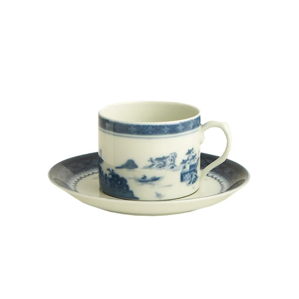MOTTAHEDEH & COMPANY, INC Blue Canton Cups & Saucers