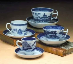 MOTTAHEDEH & COMPANY, INC Blue Canton Large Cup and Sauc - 9076