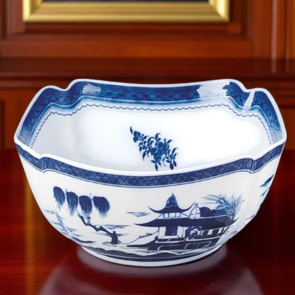 MOTTAHEDEH & COMPANY, INC Blue Canton Oval Bowl