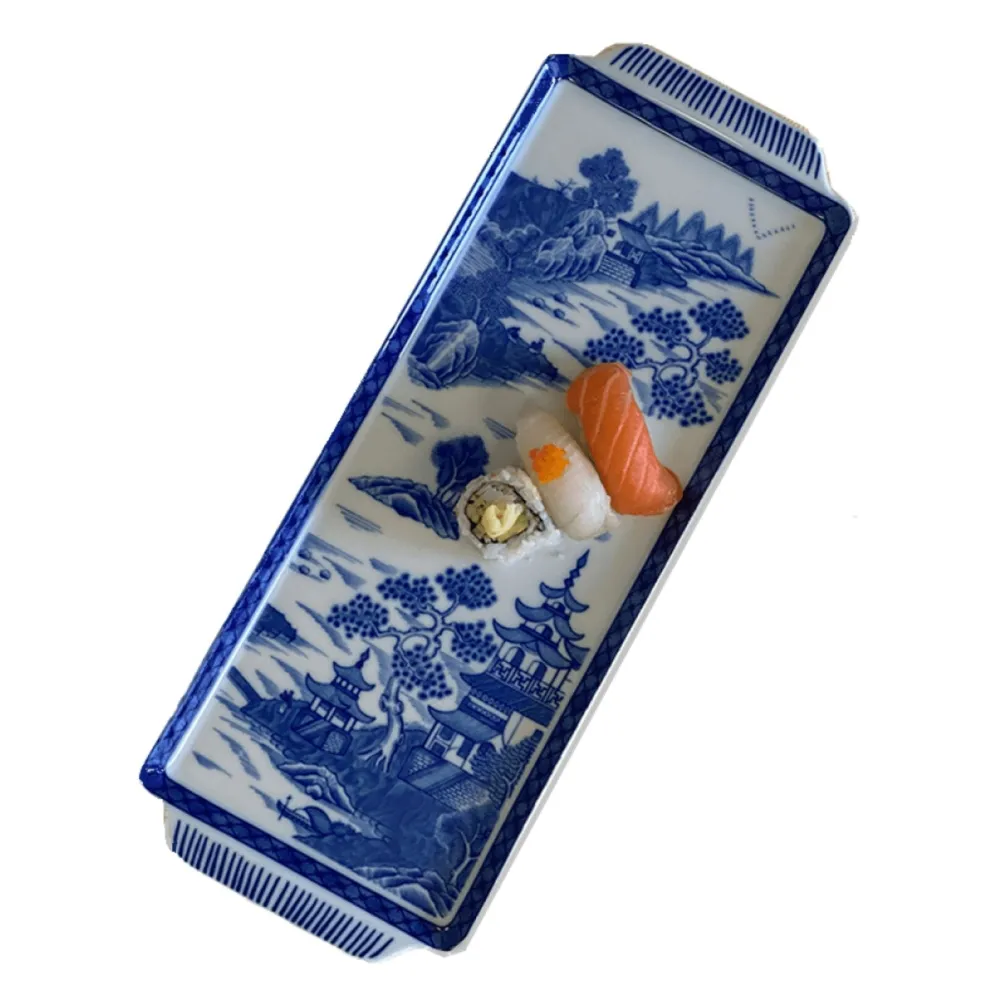 MOTTAHEDEH & COMPANY, INC Blue Canton Sandwich Tray