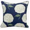 C & F ENTERPRISE Blue Hydrangea Indoor/Outdoor Pillow