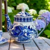 HOME ESSENTIALS Blue Willow Chintz Teapot