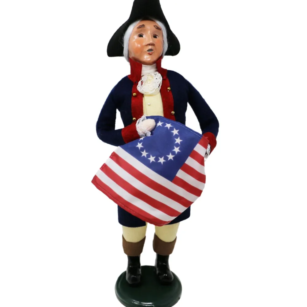 BYER'S CHOICE, LTD Byers' Choice George Washington with Flag Caroler