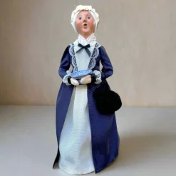 BYER'S CHOICE, LTD Byers' Choice Martha in Navy Caroler
