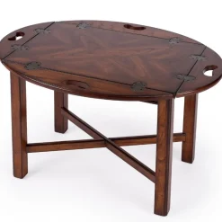 BUTLER SPECIALTY COMPANY Carlisle Oval Wood Coffee Table- Oak by Butler Specialty
