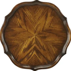 BUTLER SPECIALTY COMPANY Chatsworth Pedestal Plant Stand- Oak By Butler Specialty