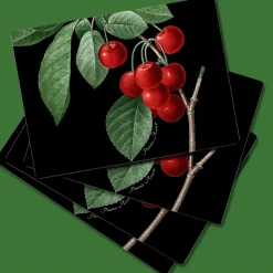 DESIGN MASTER ASSOCIATES Cherry Placemats - Set of 4
