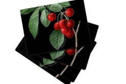 DESIGN MASTER ASSOCIATES Cherry Placemats - Set of 4
