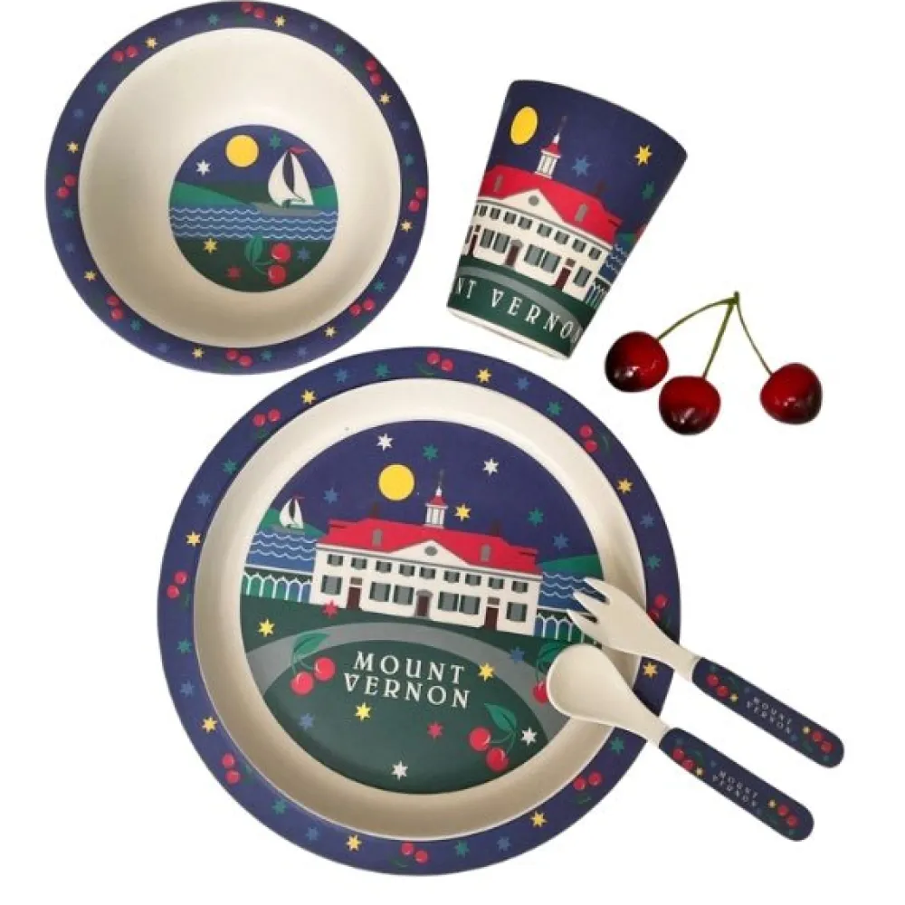 CHARLES PRODUCTS INC. Children's Dish Set - Bamboo Dish Set