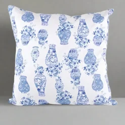 8 Oak Lane Chinoiserie Ginger Jar Pillow Cover