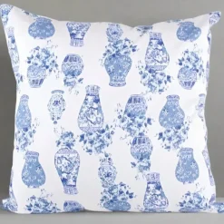 8 Oak Lane Chinoiserie Ginger Jar Pillow Cover