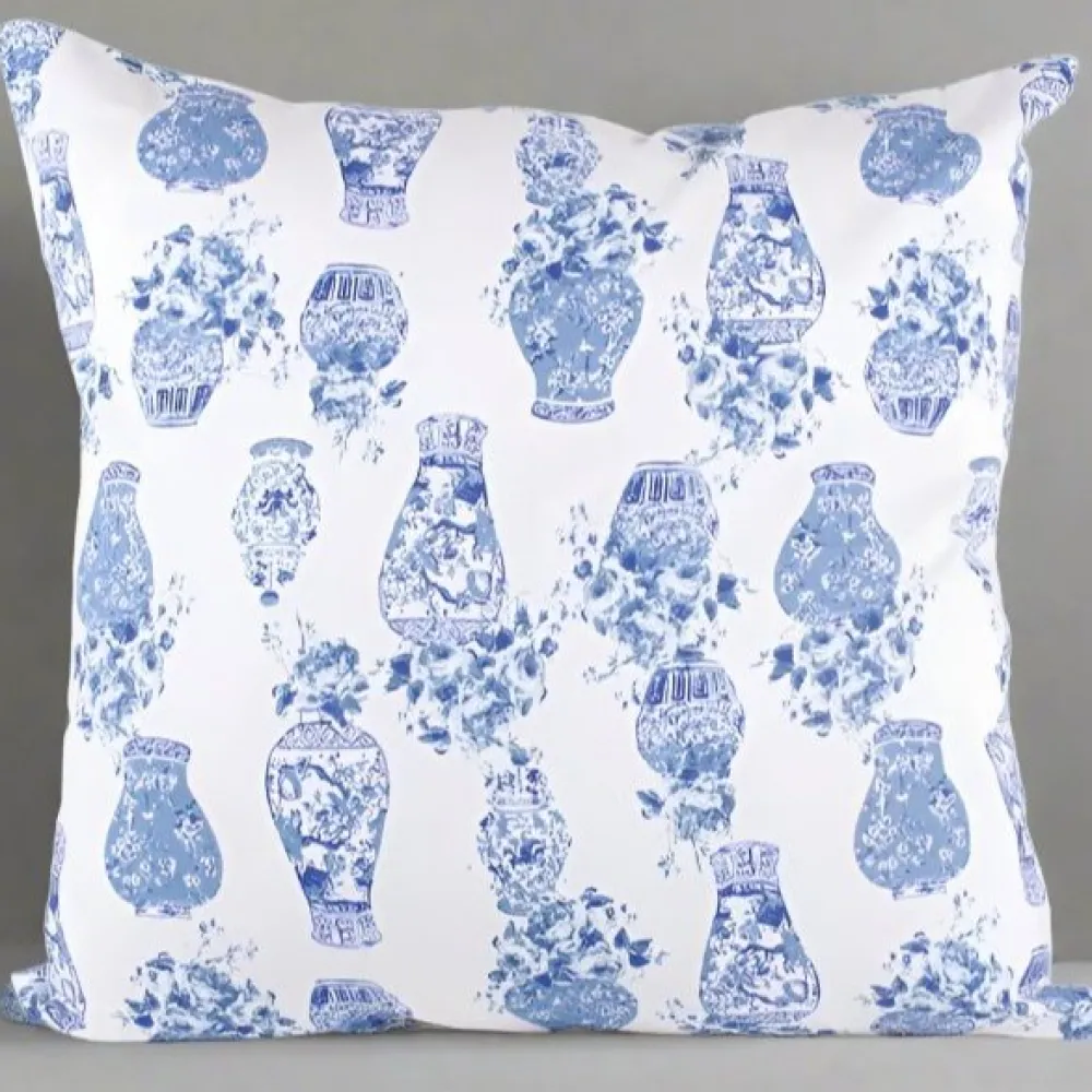 8 Oak Lane Chinoiserie Ginger Jar Pillow Cover