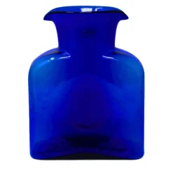 The Shops at Mount Vernon Cobalt Blue Water Bottle Blenko Glass - Mini or Large