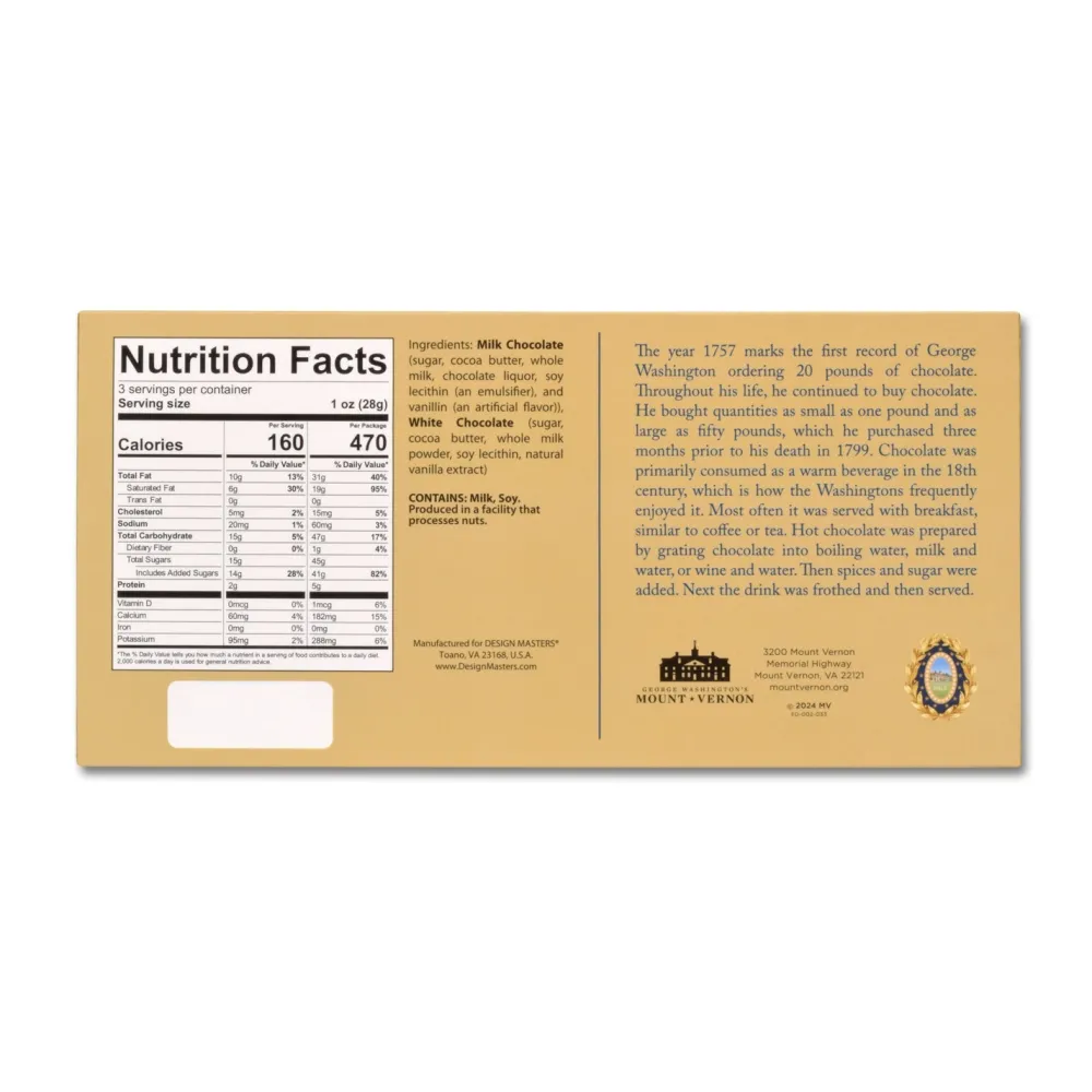 DESIGN MASTER ASSOCIATES Commander in Chief Gourmet Chocolates