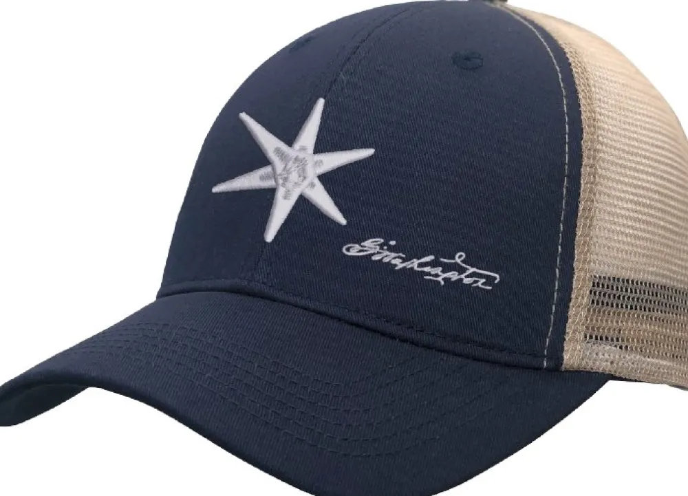 Techstyles Sportswear Commander Star Trucker Hat