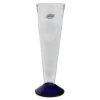 BLENKO GLASS COMPANY Crystal Pilsner with Cobalt Foot
