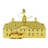 DESIGN MASTER ASSOCIATES 3D Brass Mount Vernon Mansion Ornament