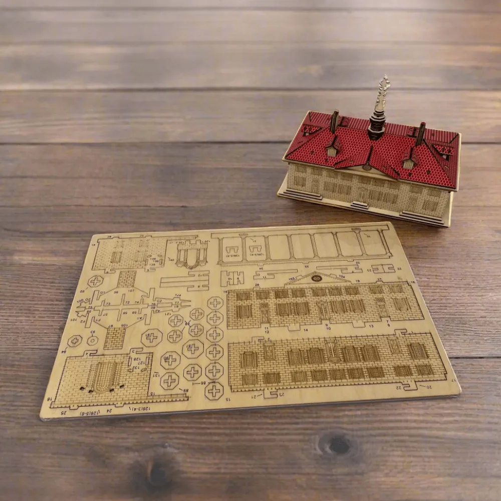 DESIGN MASTER ASSOCIATES 3D Mount Vernon Mansion Wood Puzzle