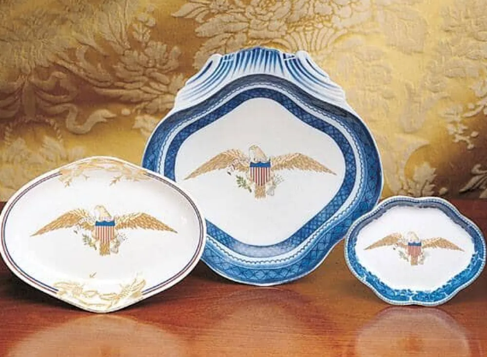 MOTTAHEDEH & COMPANY, INC Diplomatic Eagle Oval Dish
