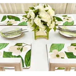 DESIGN MASTER ASSOCIATES Dogwood Board Placemats - Set of 4