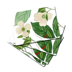 DESIGN MASTER ASSOCIATES Dogwood Board Placemats - Set of 4