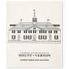 THREE BLUEBIRDS Eco-friendly Swedish Dish Cloth - George Washington's Mount Vernon