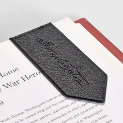 DESIGN MASTER ASSOCIATES Faux Leather Magnetic Bookmark