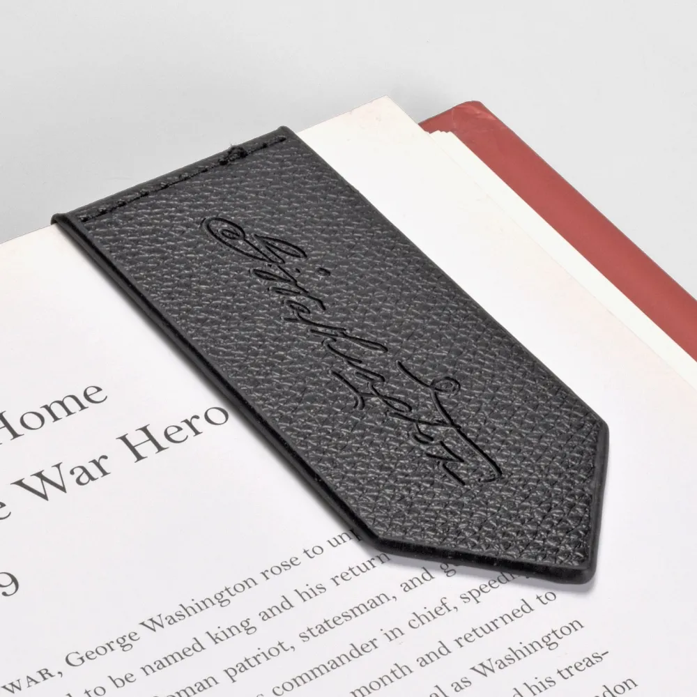 DESIGN MASTER ASSOCIATES Faux Leather Magnetic Bookmark