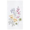 C & F ENTERPRISE Floral Garden Flour Sack Kitchen Towel