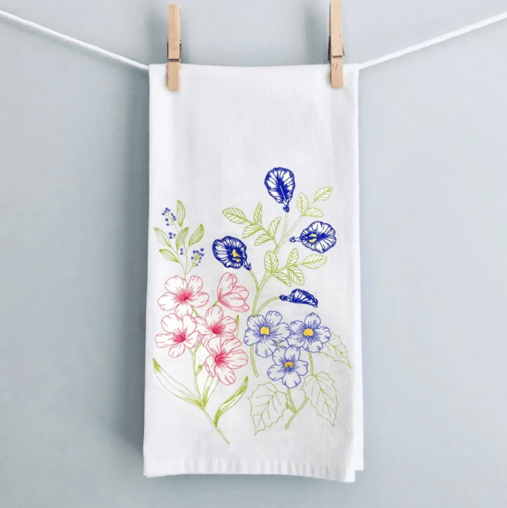 The Shops at Mount Vernon Flour Sack Towel - Tropical
