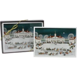 The Shops at Mount Vernon Folk Art Mount Vernon, West Front Christmas Cards