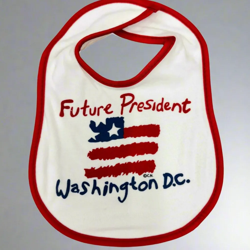 PLANET COTTON Future President Bib