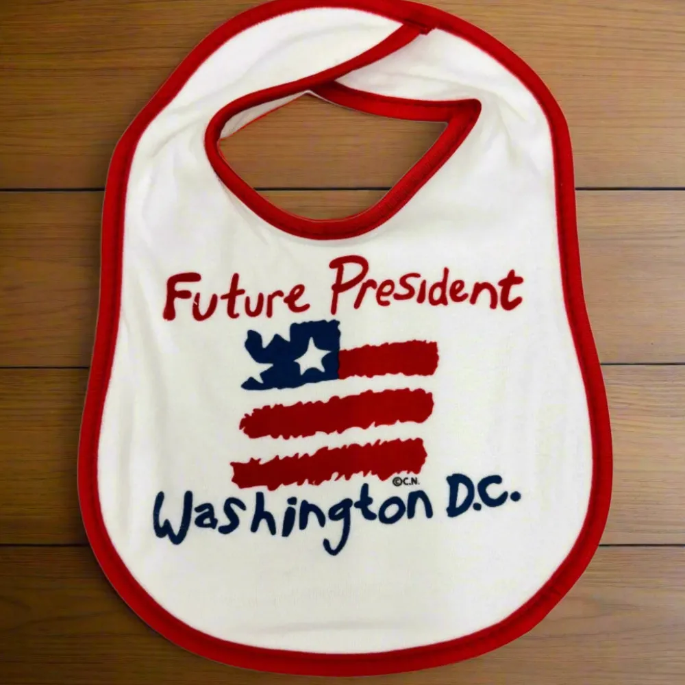 PLANET COTTON Future President Bib