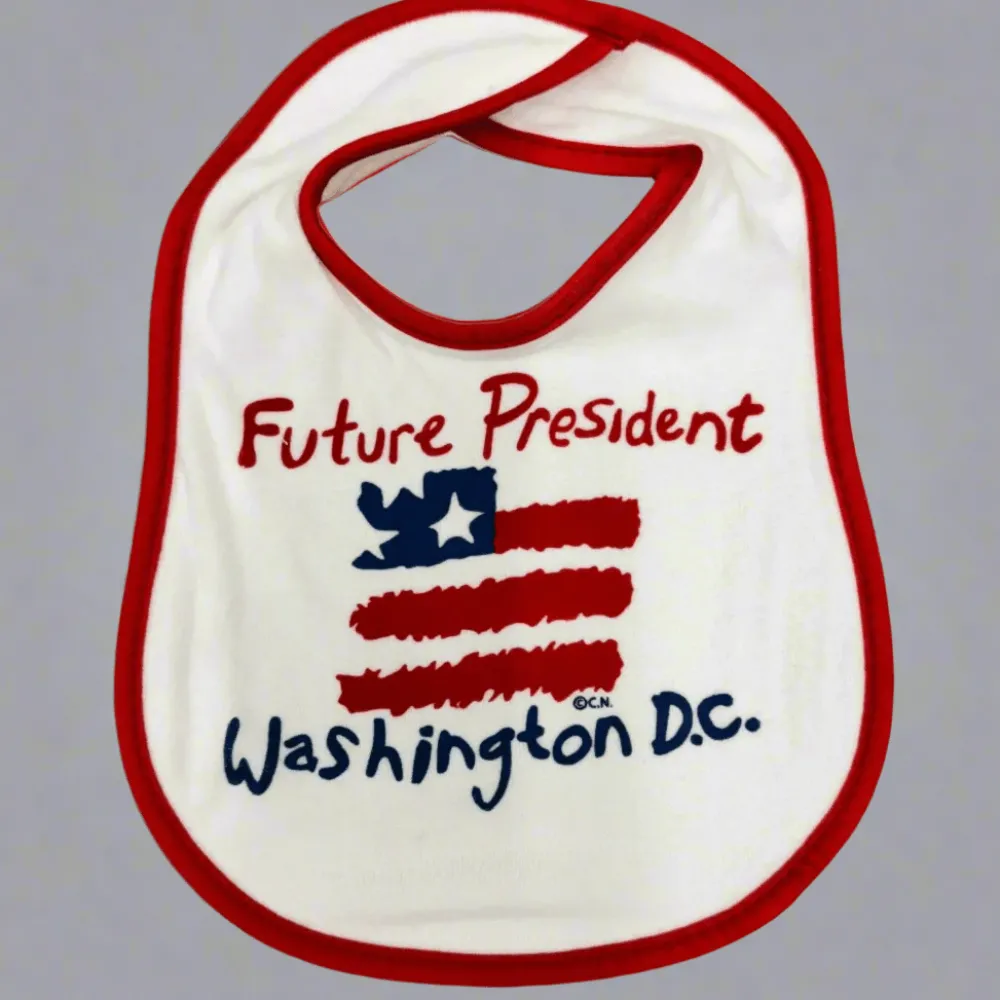 PLANET COTTON Future President Bib