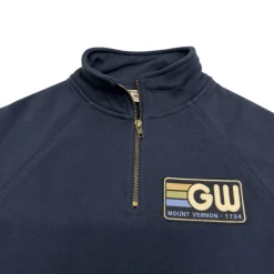 Techstyles Sportswear George Washington 1734 Quarter-Zip Pullover