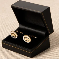 Crown Jewelry George Washington Enamel Cufflinks